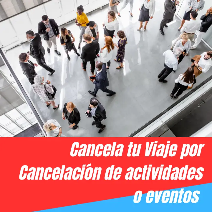 Seguro de Cancelación de Viaje eventos