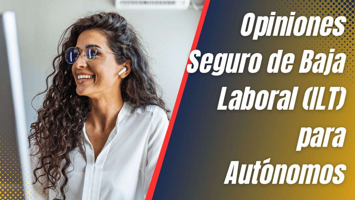 Una mujer leyendo Opiniones del Seguro de Baja Laboral (ILT) para Autónomos